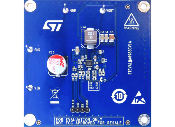 Carte d'évaluation STEVAL-A6983CV1 - STMicro | Mouser